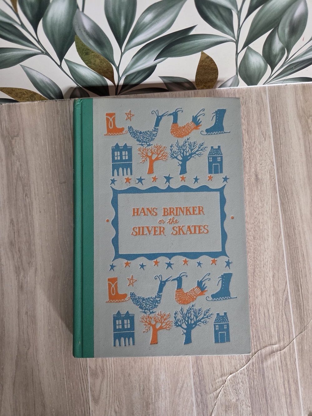 Vintage 1954 Hans Brinker or The Silver Skates Junior Deluxe Hardcover Galdone